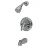 Kingston Brass Tub and Shower Trim Only For KB531L in Polished Chrome
