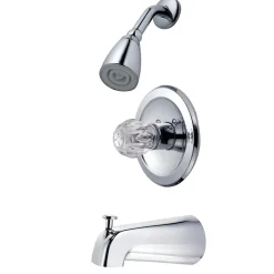 Kingston Brass Tub and Shower Trim Only For KB531 in Polished Chrome
