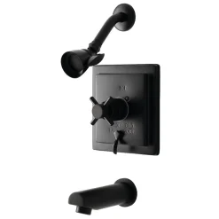 Kingston Brass Tub and Shower Faucet in Oil Rubbed Bronze