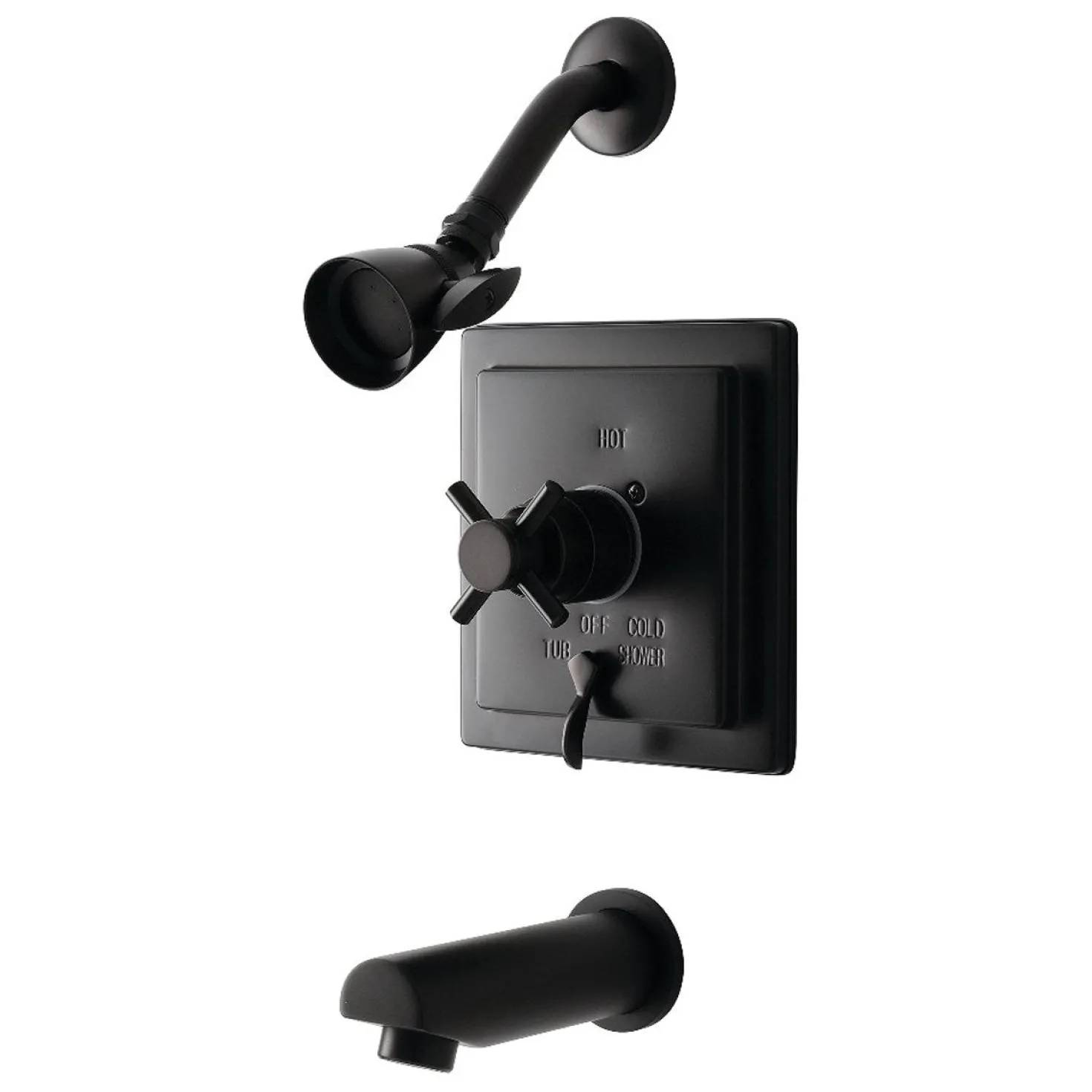 Kingston Brass Tub and Shower Faucet in Oil Rubbed Bronze