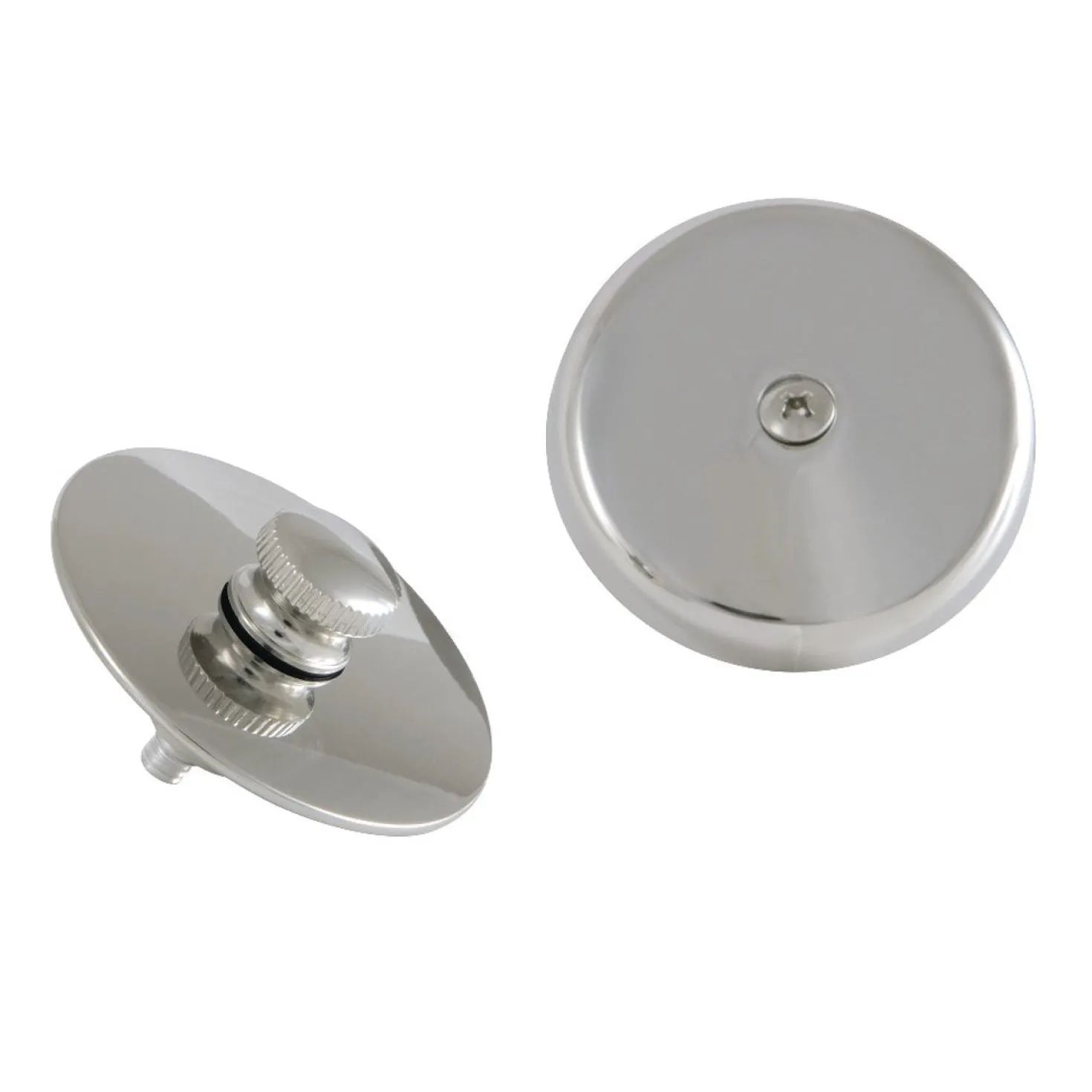 Kingston Brass Tub Drain Stopper with Overflow Plate Replacement Trim Kit