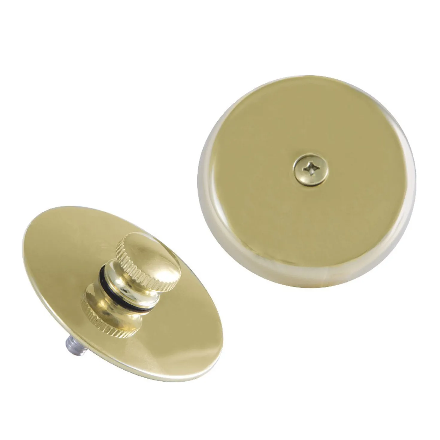 Kingston Brass Tub Drain Stopper with Overflow Plate Replacement Trim Kit