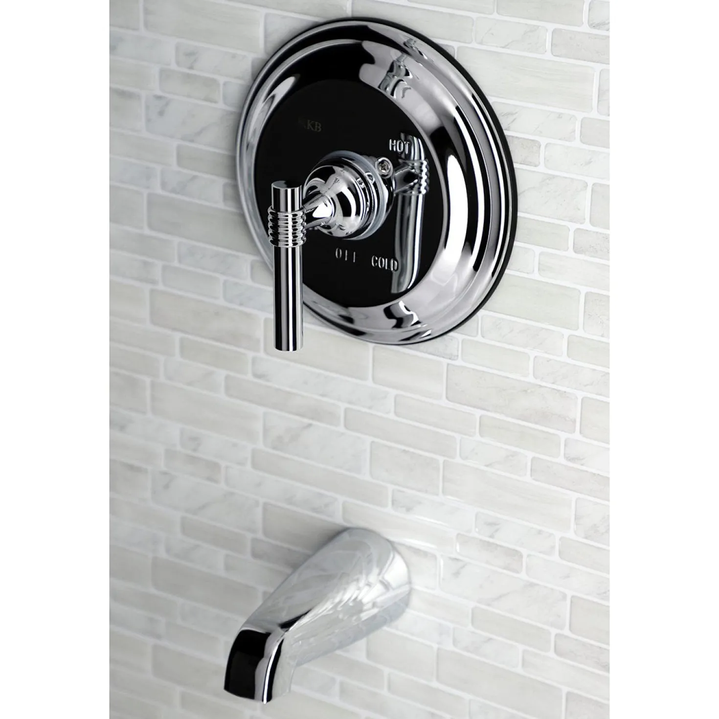 Kingston Brass Tub Trim Only Without Shower in Polished Chrome