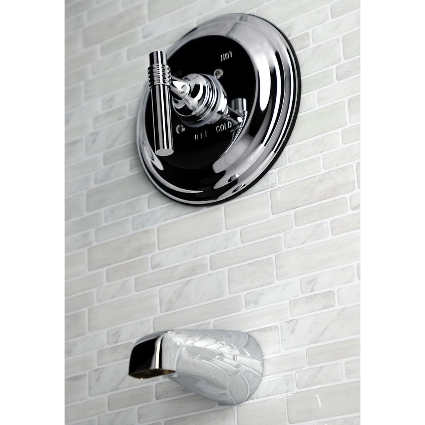 Kingston Brass Tub Trim Only Without Shower in Polished Chrome