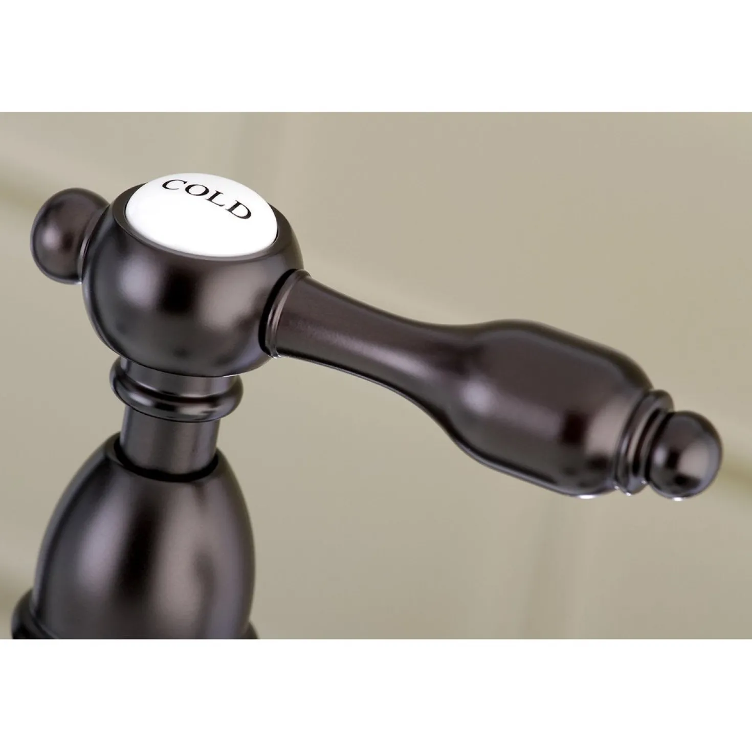 Kingston Brass Tudor Bridge Kitchen Faucet with Brass Sprayer