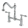 Kingston Brass Tudor 8" Bridge Kitchen Faucet without Sprayer