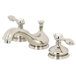 Kingston Brass Tudor Deck Mount 8-Inch Widespread Bathroom Faucet