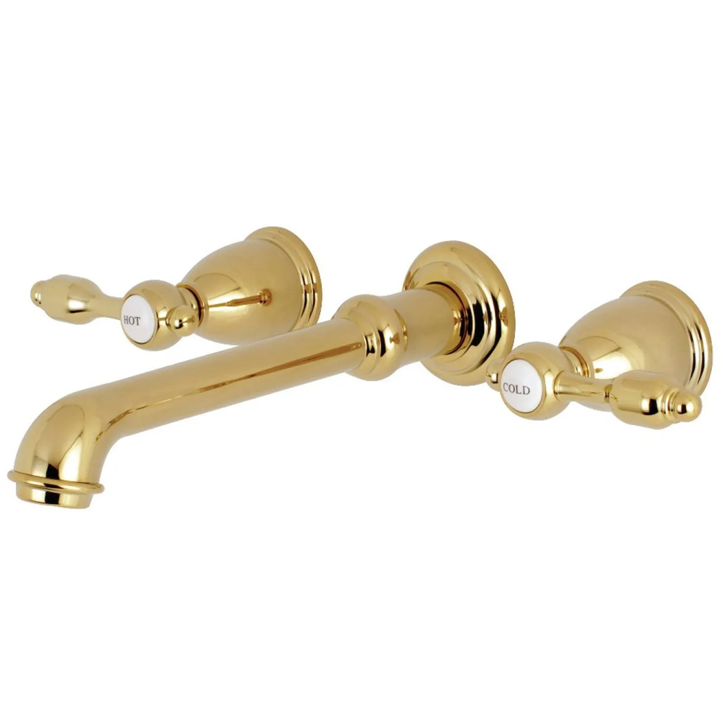 Kingston Brass Tudor 2-Handle Wall Mount Roman Tub Faucet