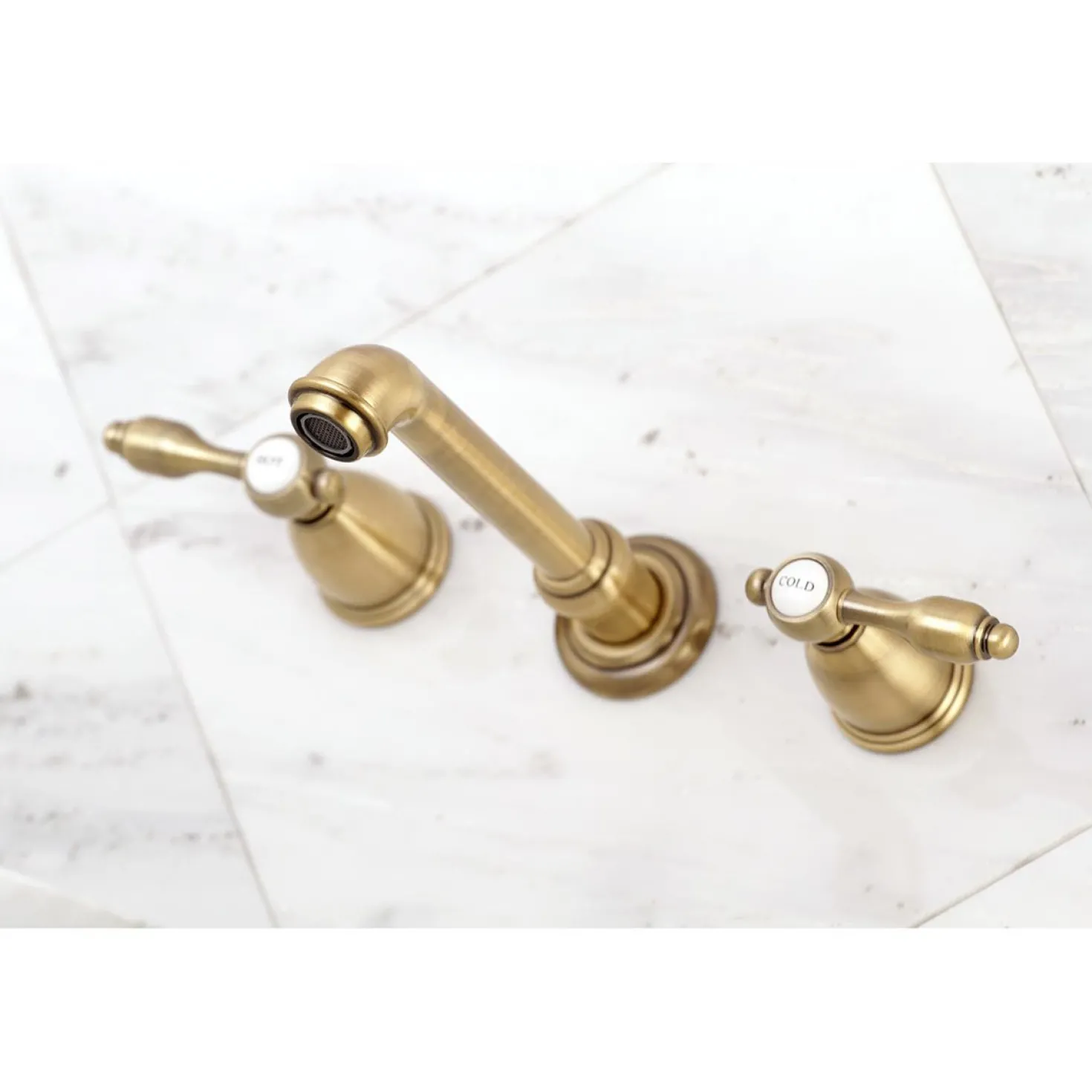 Kingston Brass Tudor 2-Handle Wall Mount Roman Tub Faucet