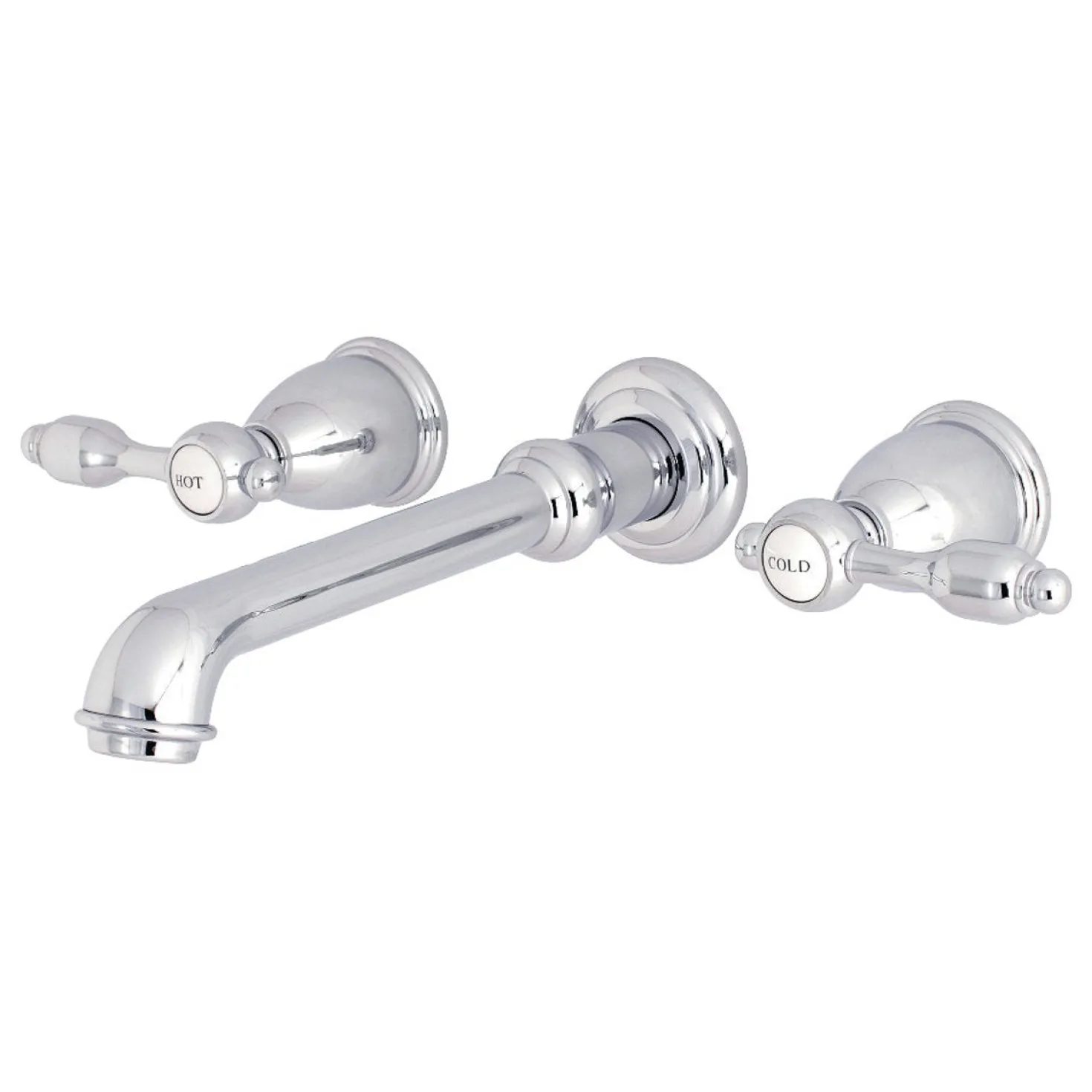 Kingston Brass Tudor 2-Handle Wall Mount Roman Tub Faucet