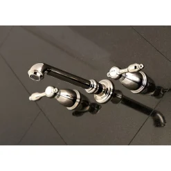 Kingston Brass Tudor 2-Handle Wall Mount Roman Tub Faucet