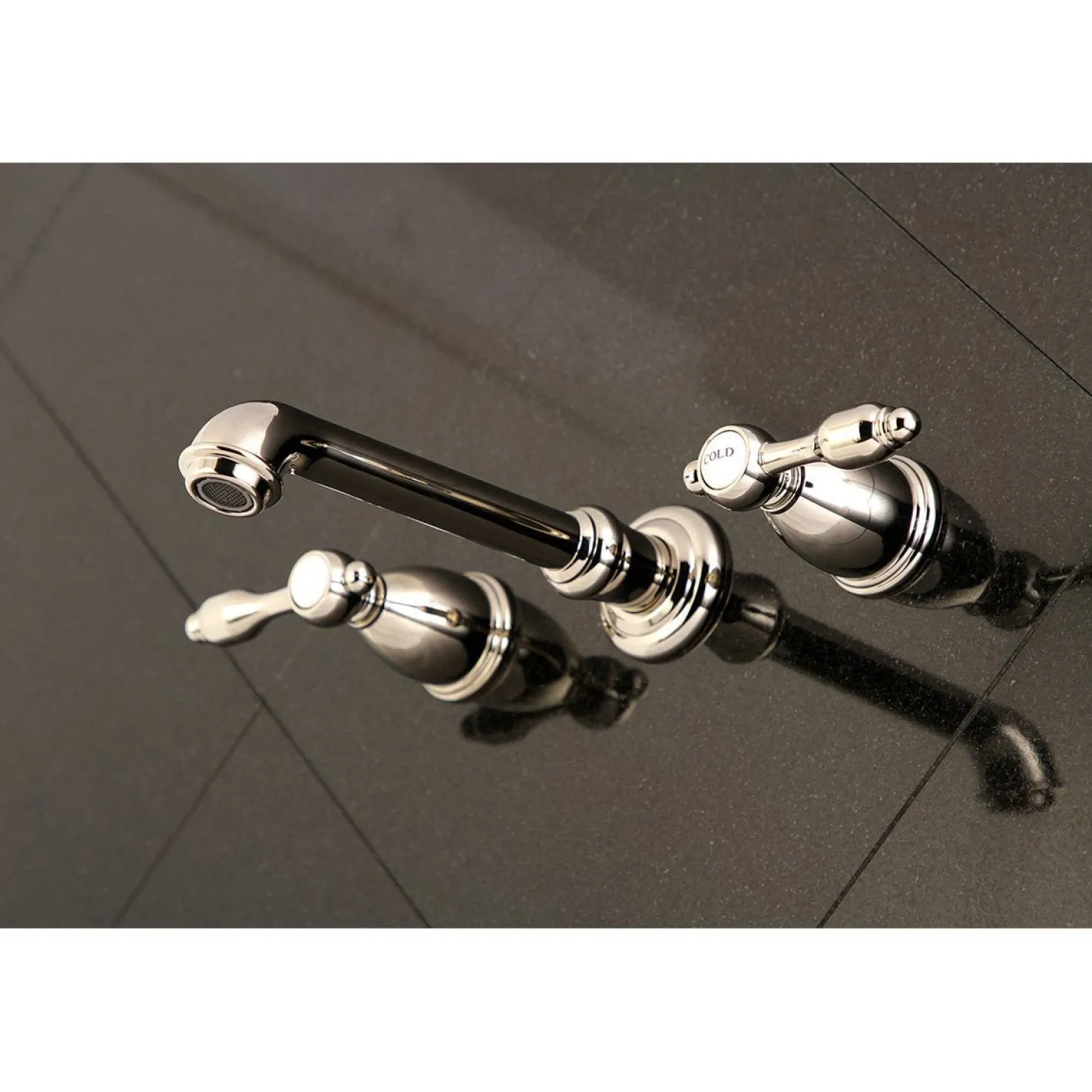 Kingston Brass Tudor 2-Handle Wall Mount Roman Tub Faucet