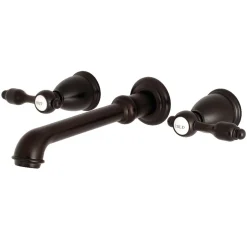 Kingston Brass Tudor 2-Handle Wall Mount Roman Tub Faucet