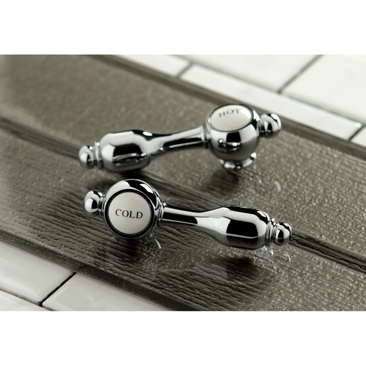 Kingston Brass Tudor 2-Handle Wall Mount Roman Tub Faucet