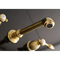 Kingston Brass Tudor 2-Handle Wall Mount Roman Tub Faucet