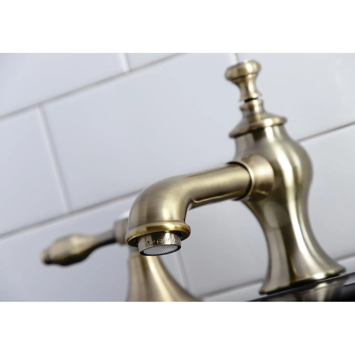 Kingston Brass Tudor 8-Inch Widespread Bathroom Faucet
