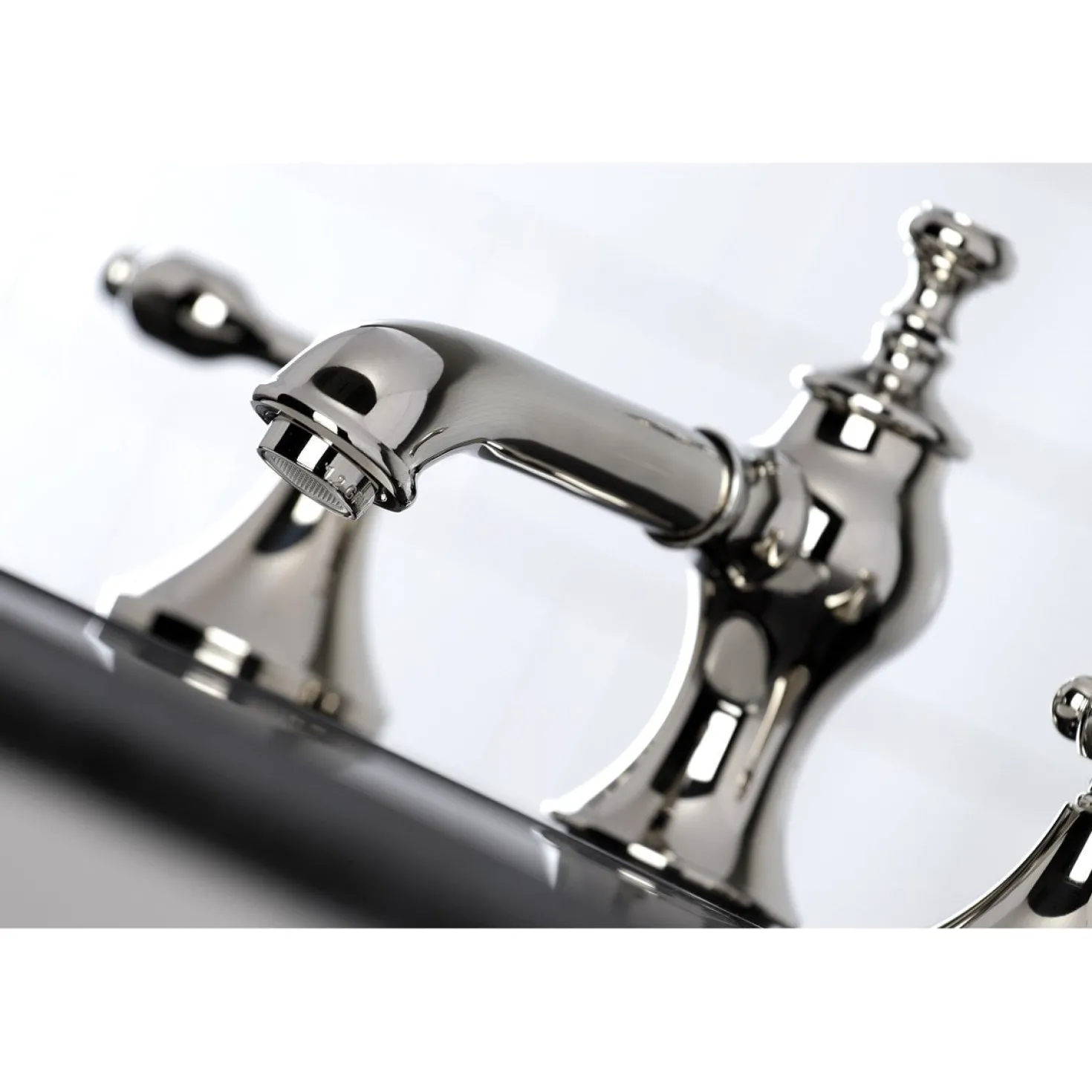 Kingston Brass Tudor 8-Inch Widespread Bathroom Faucet