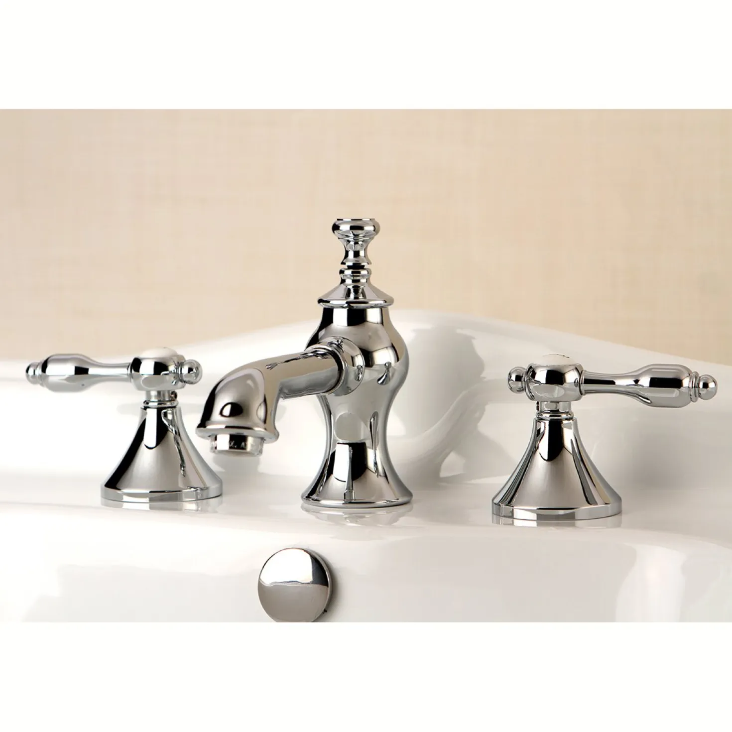 Kingston Brass Tudor 8-Inch Widespread Bathroom Faucet