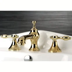 Kingston Brass Tudor 8-Inch Widespread Bathroom Faucet