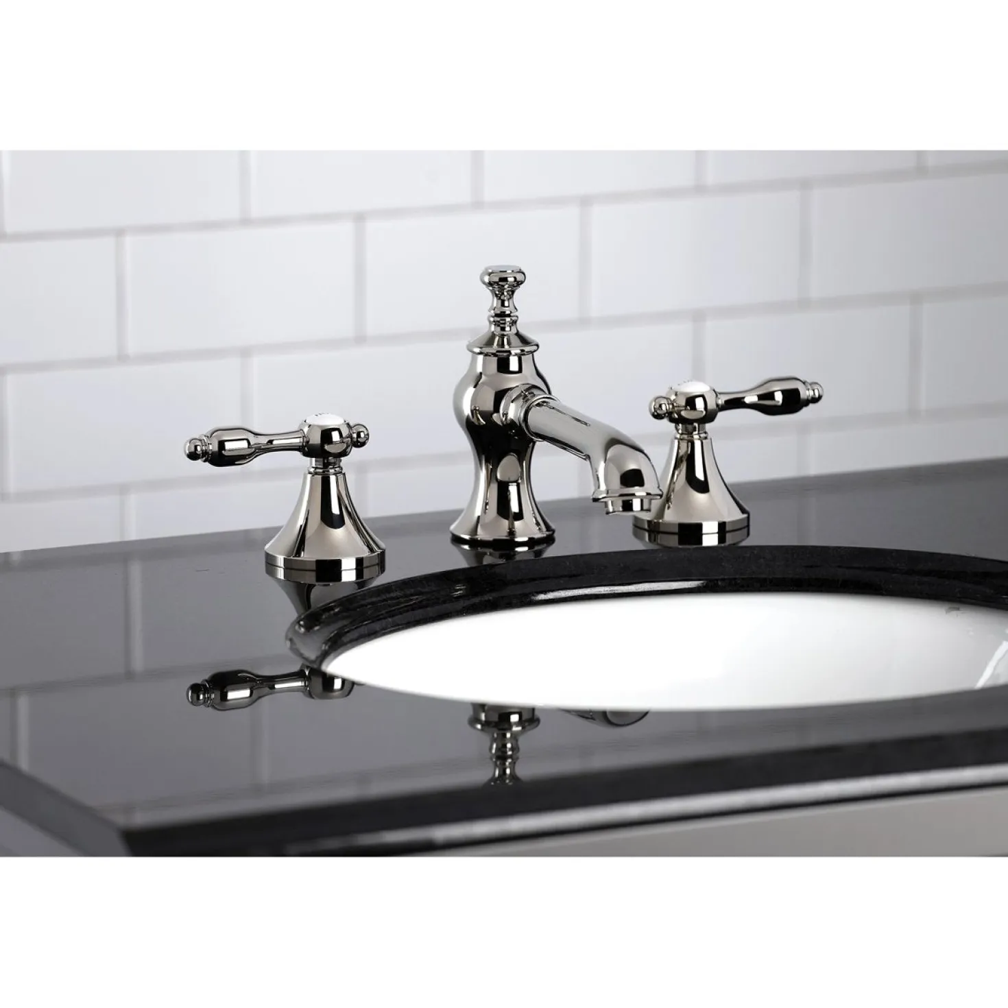 Kingston Brass Tudor 8-Inch Widespread Bathroom Faucet