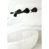 Kingston Brass Tudor Two-Handle Wall Mount Bathroom Faucet