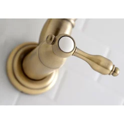 Kingston Brass Tudor Wall Mount Pot Filler Kitchen Faucet