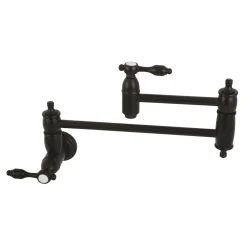 Kingston Brass Tudor Wall Mount Pot Filler Kitchen Faucet
