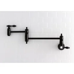 Kingston Brass Tudor Wall Mount Pot Filler Kitchen Faucet