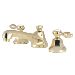 Kingston Brass Tudor 8" Widespread Deck Mount Bathroom Faucet