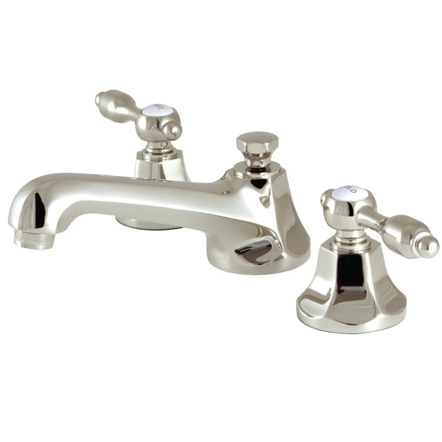 Kingston Brass Tudor 8" Widespread Deck Mount Bathroom Faucet