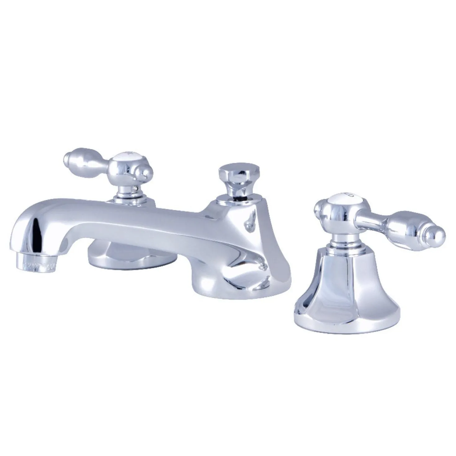 Kingston Brass Tudor 8" Widespread Deck Mount Bathroom Faucet