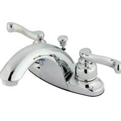 Kingston Brass Twin-Handle 4-Inch Centerset Bathroom Faucet