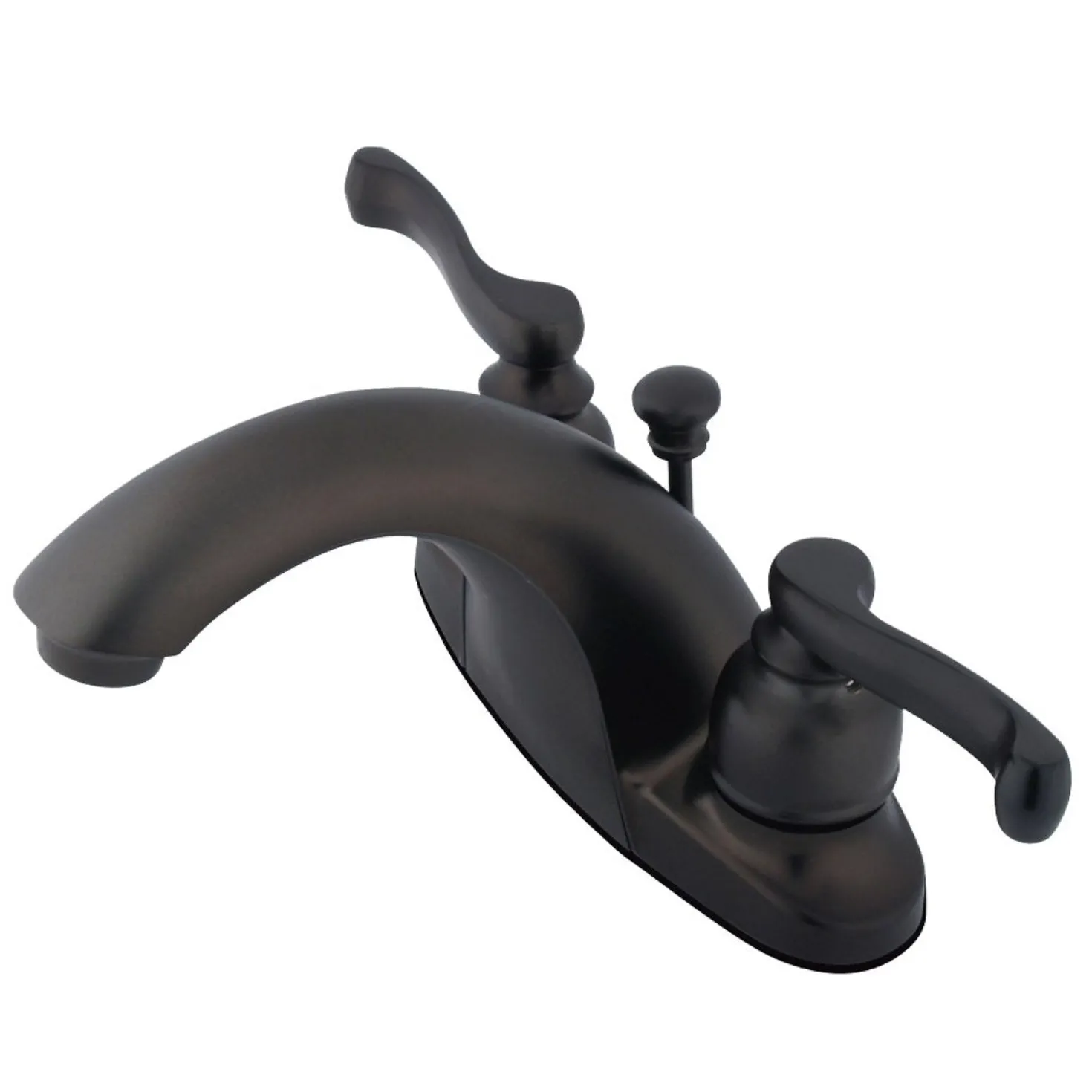 Kingston Brass Twin-Handle 4-Inch Centerset Bathroom Faucet