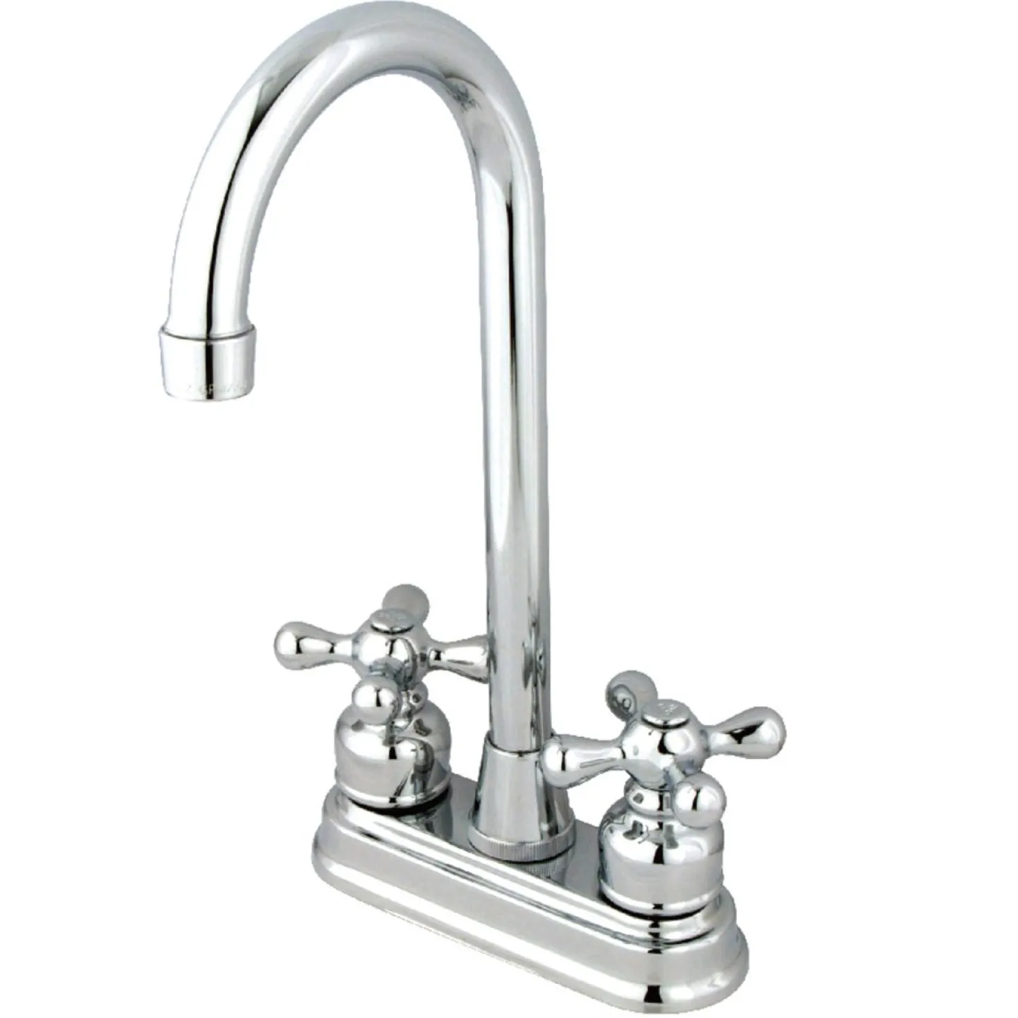 Kingston Brass Twin Handles 4" Centerset Bar Faucet