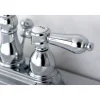 Kingston Brass Twin Handles 4-Inch Centerset Bathroom Faucet