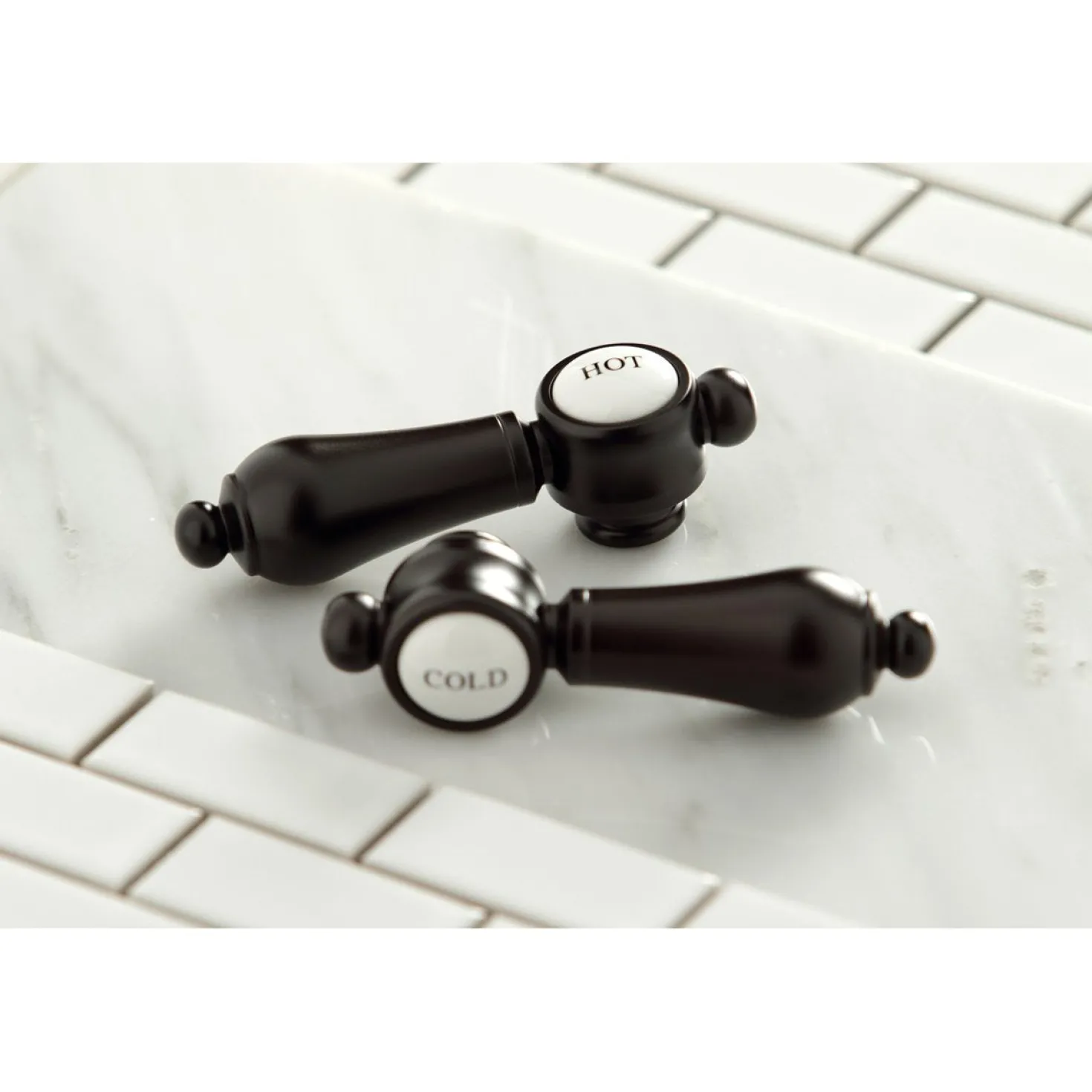 Kingston Brass Twin Handles 4-Inch Centerset Bathroom Faucet