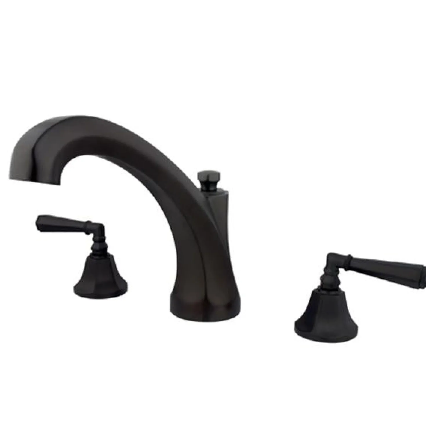 Kingston Brass Two Handle 8" to 36" Widespread Roman Tub Filler