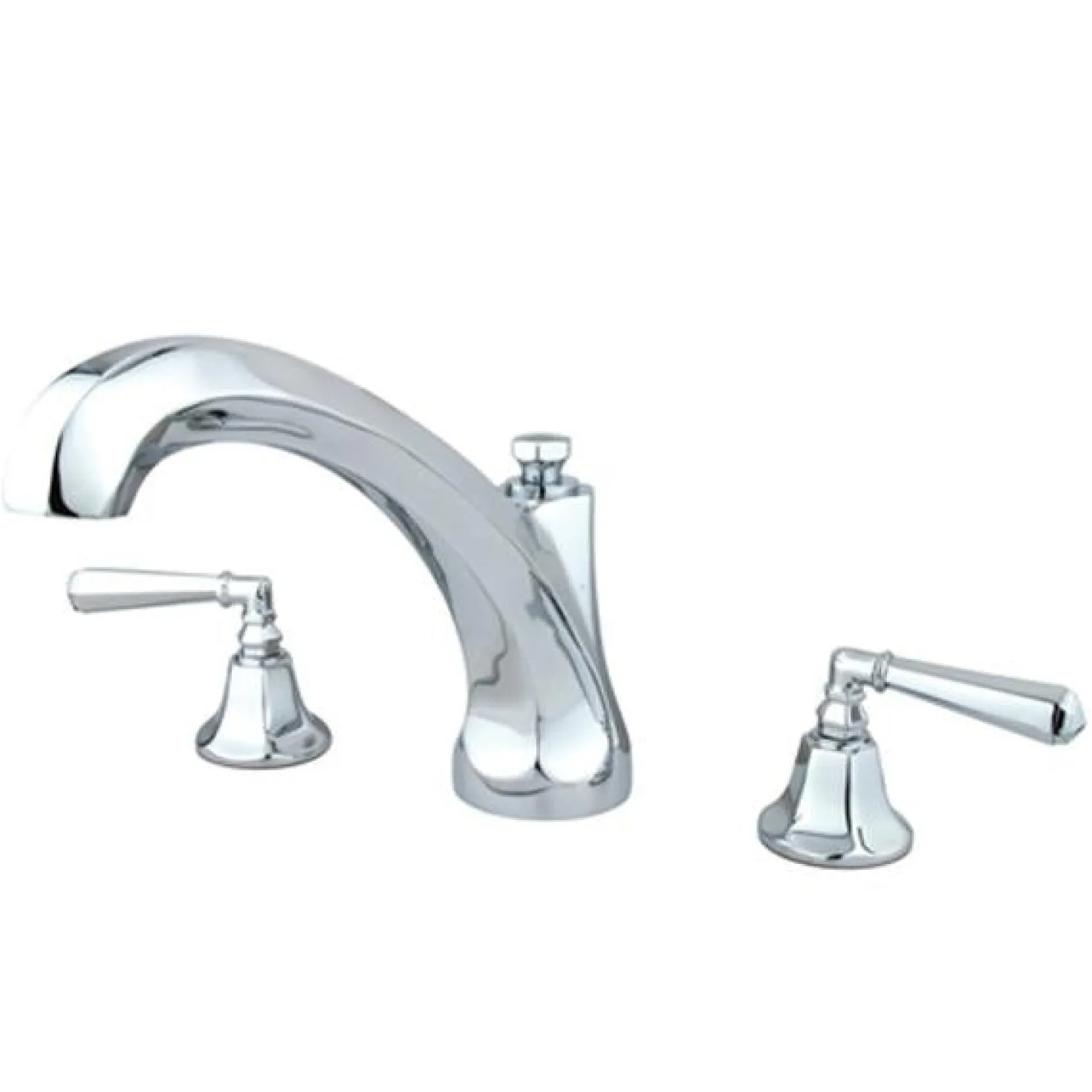 Kingston Brass Two Handle 8" to 36" Widespread Roman Tub Filler