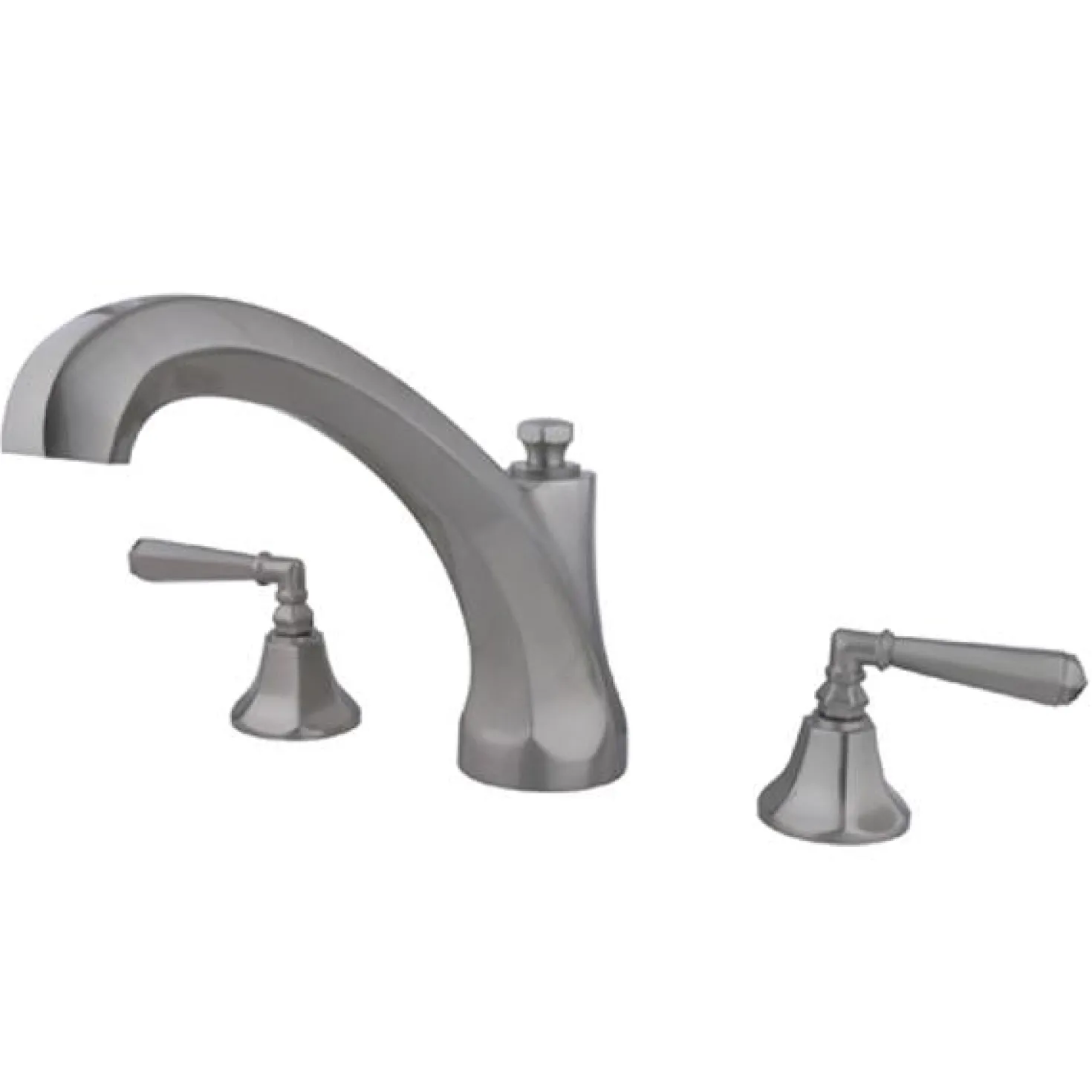 Kingston Brass Two Handle 8" to 36" Widespread Roman Tub Filler