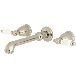 Kingston Brass Two-Handle Wall Mount Bathroom Faucet