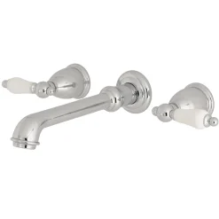 Kingston Brass Two-Handle Wall Mount Bathroom Faucet