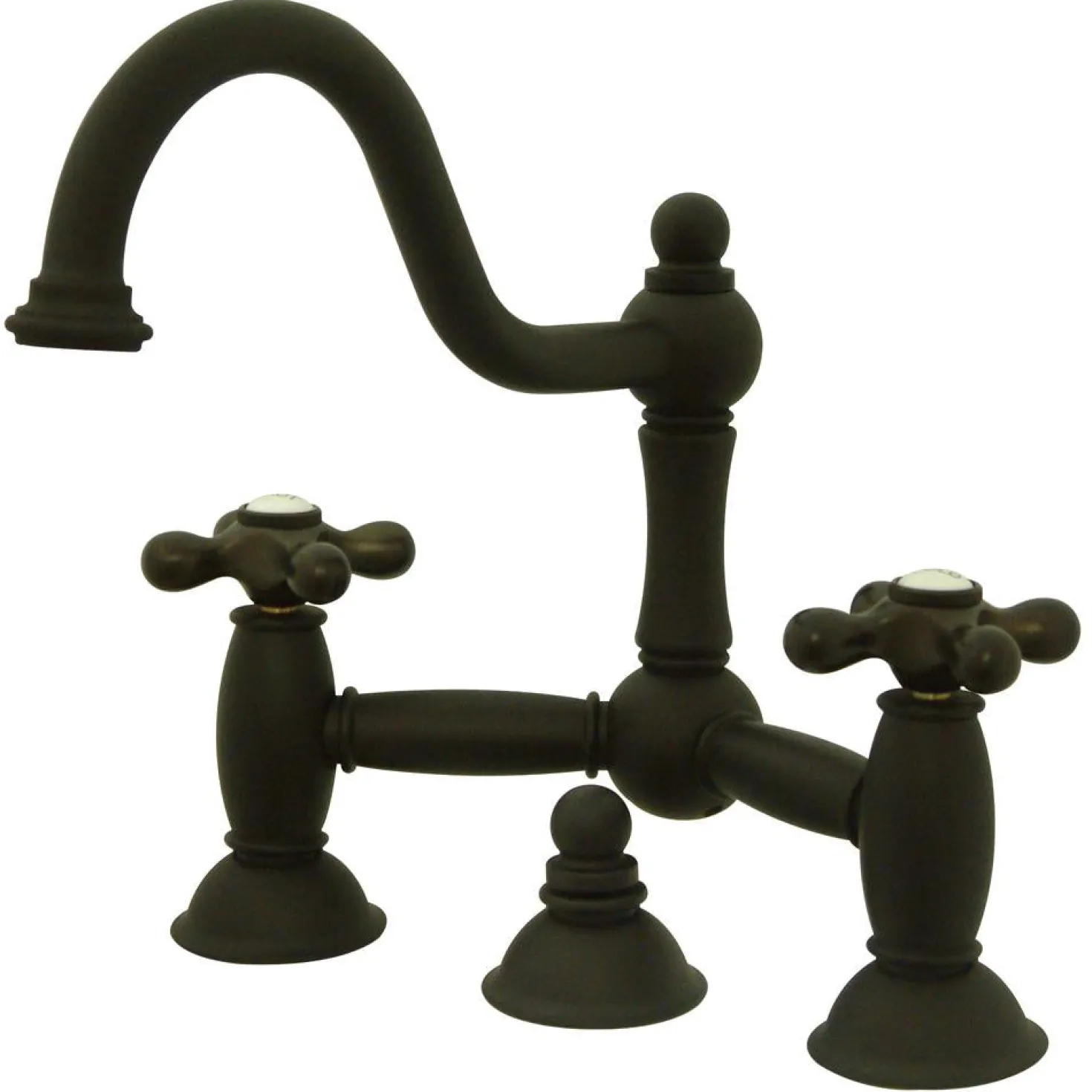 Kingston Brass Two Handle 8" Widespread Lavatory Faucet with Brass Pop-up