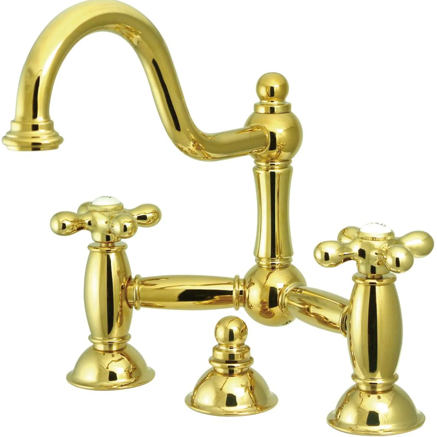 Kingston Brass Two Handle 8" Widespread Lavatory Faucet with Brass Pop-up