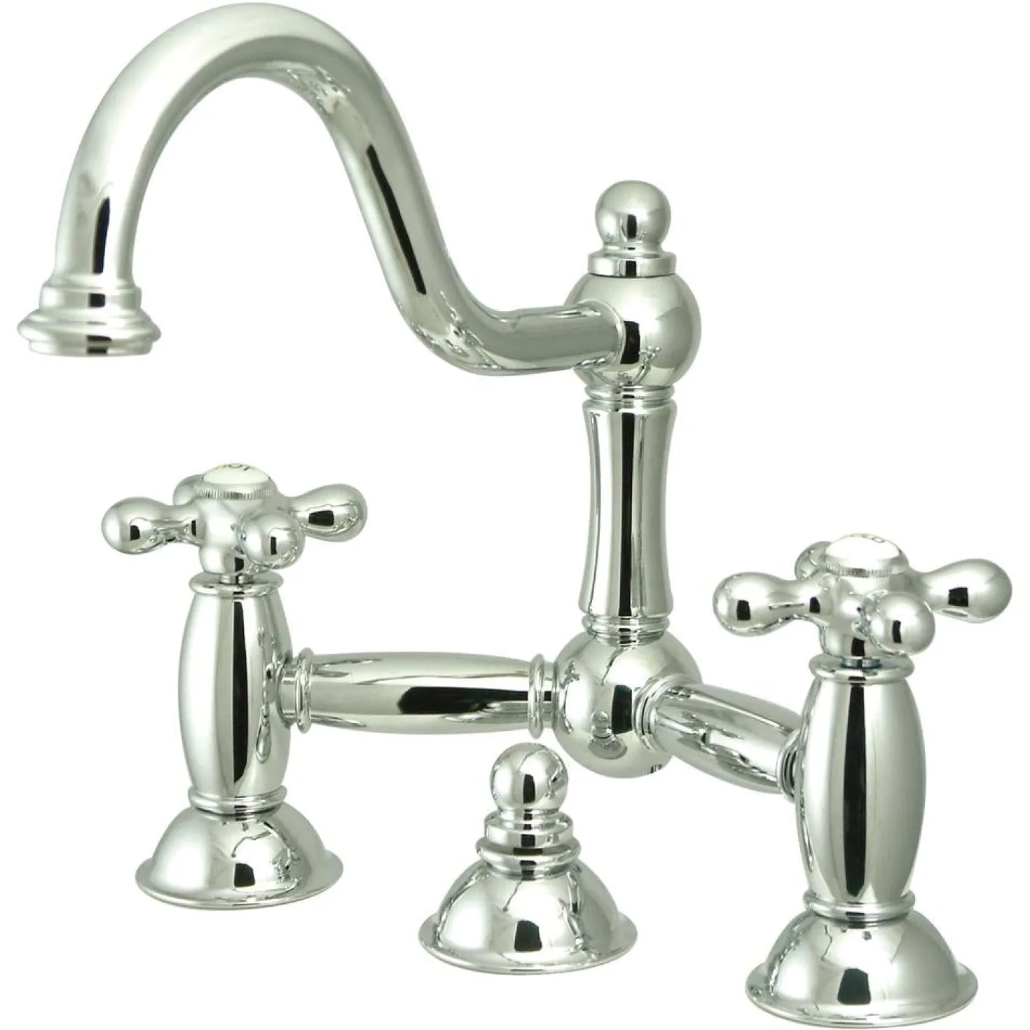 Kingston Brass Two Handle 8" Widespread Lavatory Faucet with Brass Pop-up