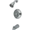 Kingston Brass VB3631AL Restoration Tub and Shower Faucet in Polished Chrome
