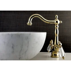 Kingston Brass Vessel Sink Faucet with Deck Plate