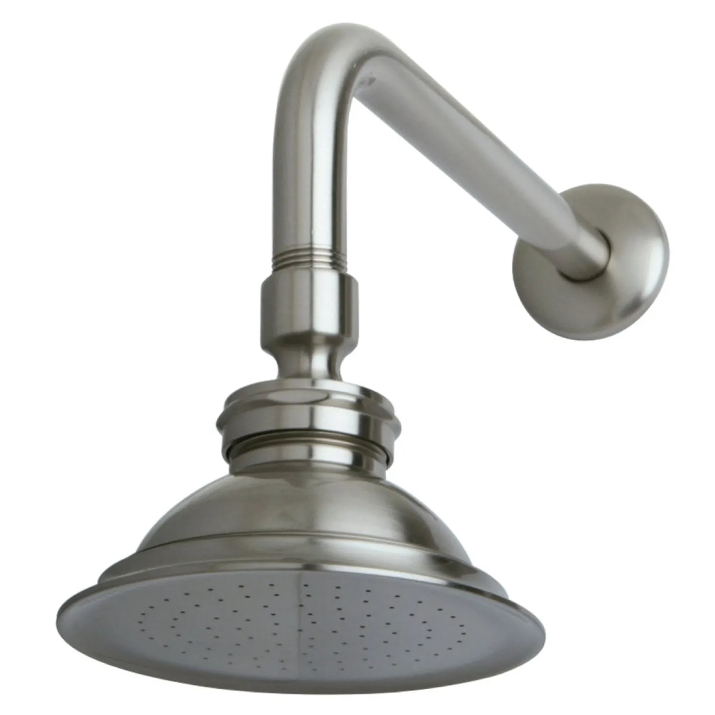Kingston Brass Victorian Brass Showerhead with 12" Shower Arm Combo