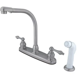 Kingston Brass Victorian Centerset 4-Hole Kitchen Faucet