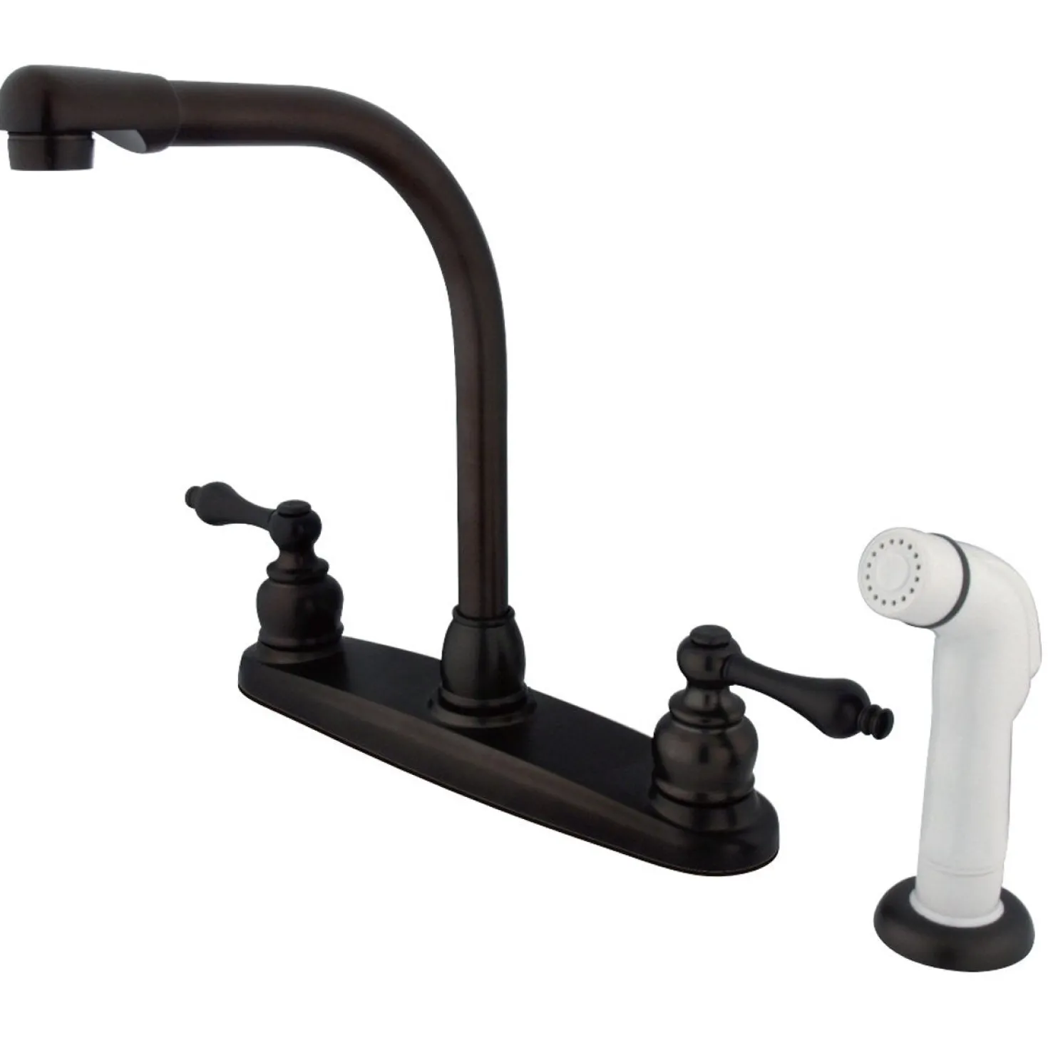 Kingston Brass Victorian Centerset 4-Hole Kitchen Faucet