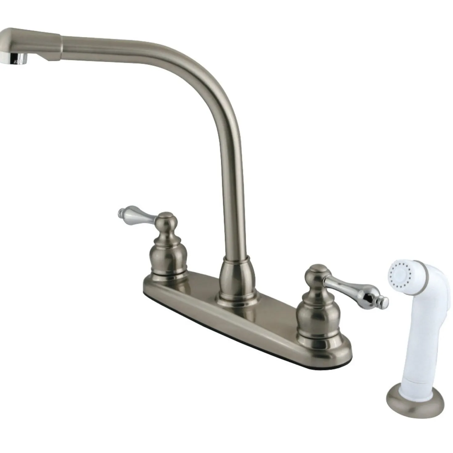 Kingston Brass Victorian Centerset 4-Hole Kitchen Faucet